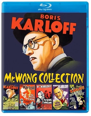 Mr. Wong Collection | Boris Karloff | 5 Movie Set | OOP | New/Sealed | Blu-ray - Image 1 of 2