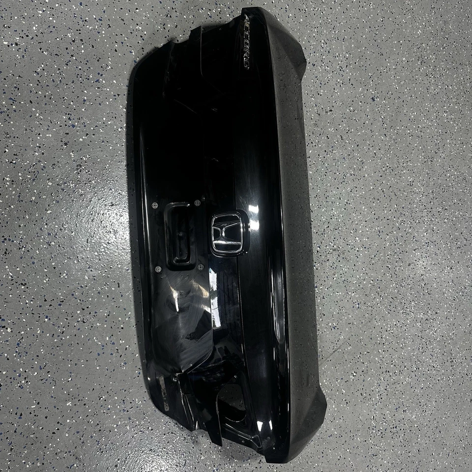 2018 2022 HONDA ACCORD SEDAN REAR TRUNK LID OEM WITH CAMERA - Image 1 of 4