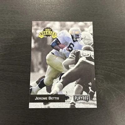 Tarjeta de radiocontrol de Jerome Bettis 1993 de los playoffs novato #294 Foto 1 de 2