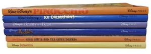 Vintage Disney Press Hardcover Bücher - 1990er Set mit 6 Schneewittchen, Aladdin usw. - Bild 1 von 7