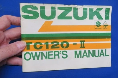 Suzuki tc120 manual del propietario 1969+ PH13 Foto 1 de 4