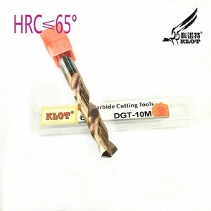 LOTE Broca de carburo sólido recubierta TiCN 4,1 mm-6 mm longitud extendida 2 flautas HRC65 KLOT - Imagen 1 de 3