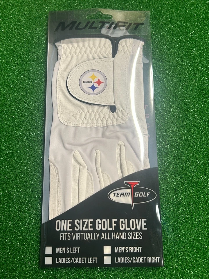 Guante de golf Pittsburgh Steelers Team Golf EE. UU. talla única para golfista diestro Foto 1 de 3