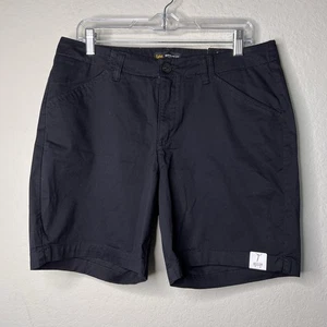 Lee 🎁 NWT Regular Fit Cotton Spandex Medium Black Walk Shorts - Picture 1 of 11