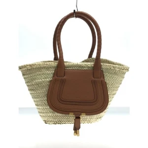 Chloe Marcie Medium Basket Tote Bag BRW CHC22SS728G5825M Women's Auth - Picture 1 of 6