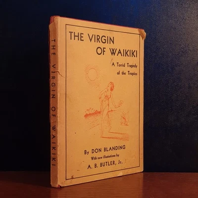 The Virgin of Waikiki Don Blanding 1933 Illustrated Poetry w/ Dust Jacket Hawaii Foto 1 de 4