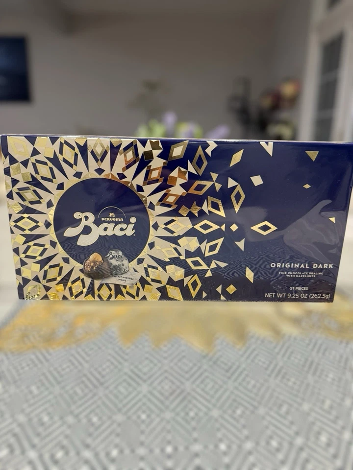 PERUGINA Baci Original Dark Chocolate Truffle With Hazelnut Gift 21 Ct 9.25 Oz