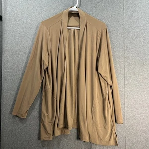 Cardigan Attitudes by Renee Petite Como Jersey Dippy Caribou Taglia Petite 1X - Foto 1 di 9