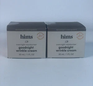 Neu 2er Set Hims Goodnight Faltencreme Nacht Feuchtigkeitscreme 1oz/30ml pro - Bild 1 von 3