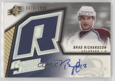 2005-06 SPx Rookie Jersey /1999 Brad Richardson #226 Rookie Auto RC - Image 1 of 2