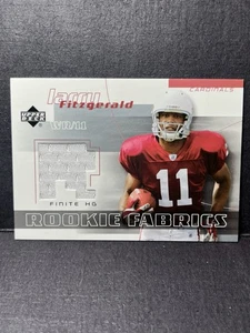 Larry Fitzgerald Jersey Patch 2004 Upper Deck Finite HG Rookie Fabrics RC - Picture 1 of 3