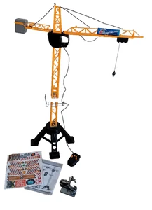 Dickie Toys Mega Crane (120 cm) großer Spiel-Kran für Kinder Fernsteuerung - Bild 1 von 2