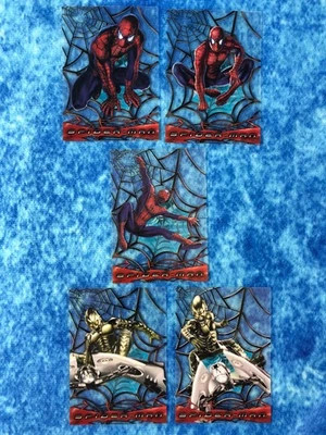Spider-Man Movie Web-Shooter Clear Cards Chase Set Complete Chase Set Topps 2002 - Photo 1/4