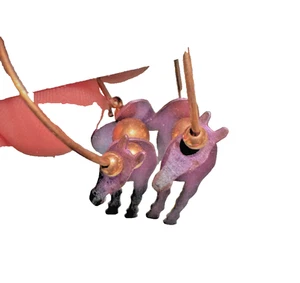 Harry Mason GF Ohrringe Gold Filled Niob irisierend Gelenk Pferd - Bild 1 von 8