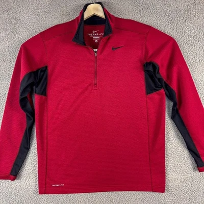 Pullover Nike Therma Fit para hombre medio cremallera entrenamiento atlético 575102-677 Foto 1 de 4