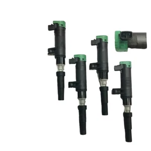 FOR RENAULT 1.4 1.6 1.8 2.0 IGNITION PENCIL COILS DELPHI DENSO SPARK PLUGS X4+X4 - Picture 1 of 3