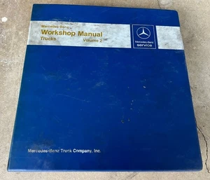 Vtg 80’s Mercedes Benz Service Manual Trucks Vol 2 SM 1218-2 Workshop OEM - Foto 1 di 5