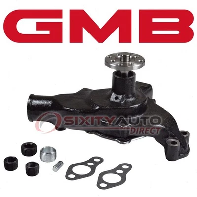 GMB Water Pump for 1966 Studebaker Wagonaire 4.6L V8 - Coolant Antifreeze jc Foto 1 de 4