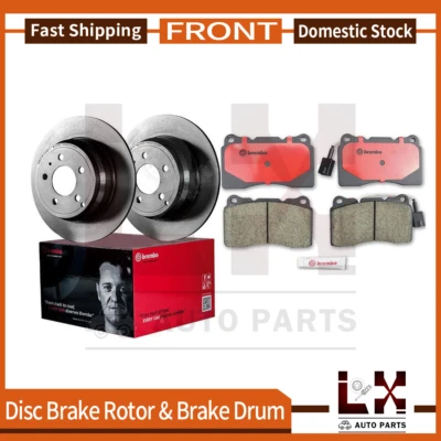 Kit de rotores de freno delanteros Brembo y pastillas de freno de cerámica para Subaru WRX STI 2015 2016 Foto 1 de 4