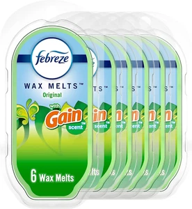 Feb*reze Wax Melts Cubes, Gain Original Scent, Air Freshener, 6 Pack of 6 Warmer - Picture 1 of 11