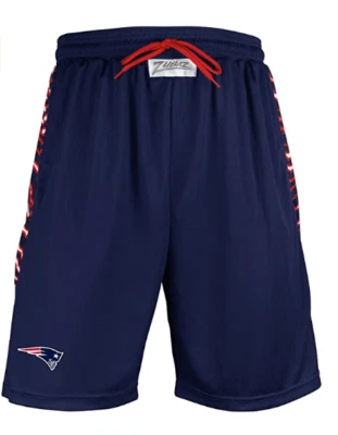 Pantalones Cortos Zubaz NFL Para Hombre New England Patriots Equipo Logo Activo Cebra Foto 1 de 2