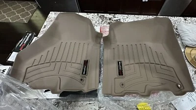 WeatherTech FloorLiner 惠普适用于道奇 Ram 1500/2500/3500 CrewCab1st Row - 棕褐色 — 第 1/4 张图片