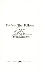 Author Scott Lasser Signed Title Page - Picture 1 of 1