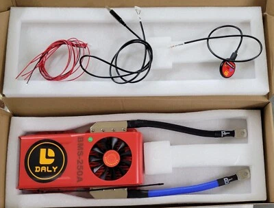 DALY SMART LiFePo4 4S 12V 250A Common Port Bluetooth BMS With Cooling Fan - Image 1 of 2