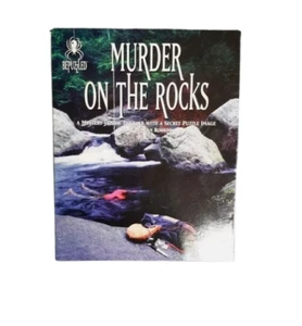1994 Murder On The Rocks Mystery Jigsaw Thriller Secret Puzzle Image 1000 Pieces - Picture 1 of 5