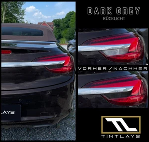 Juego de láminas TINTLAYS adecuado para Opel Cascada w13 luz trasera gris oscuro - Imagen 1 de 3