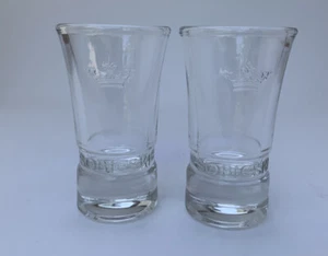 Sobieski Vodka Shot Glasses With Crown Clear Set of 2 - Picture 1 of 8