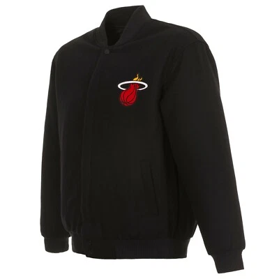 NBA  Miami Heat  JH Design Wool Reversible Jacket with 2 Front Patches Logo - Image 1 of 4