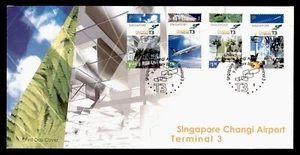 DR WHO 2008 SINGAPORE FDC CHANGI AIRPORT TERMINAL 3 COMBO $2 m17461 - Picture 1 of 2