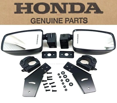 Side Mirrors Kit 2014-2024 Pioneer SXS500/700 All New Genuine Honda Mirror #L279 - Image 1 of 4