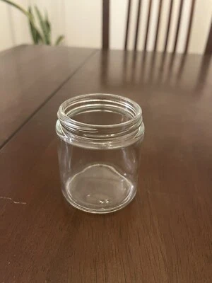 Tarro de vidrio de 4 OZ lados rectos - paquete de 24 Foto 1 de 3