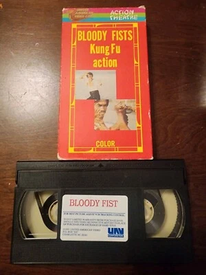 BLOODY FISTS Kung Fu Action VHS 1974 Action Theatre Chan Sing/Chan Kaun Tai RARE - Image 1 of 4