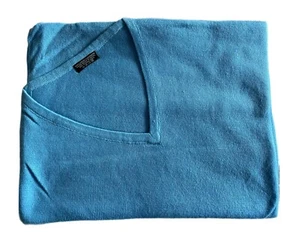Baby Blue Cashmere Poncho Pashmina Wool Cape Wrap Soft Warm Women Long Sleeve - Picture 1 of 1