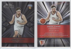 2021-22 Wild Card Alumination Blue Foil 5 Stripe /50 Drew Timme #ABC-23