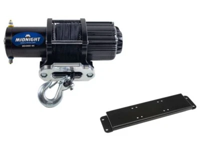 Viper 50 Ft Midnight Winch 4500 lb Black w/ Mount For Polaris Ranger 800 2010-17 - Image 1 of 4
