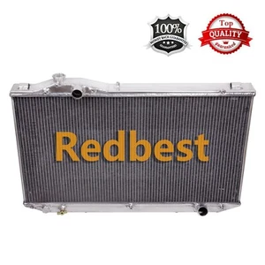 3Row Aluminum Radiator For 98-05 Toyota Aristo JZS161 2JZ-GTE GS300/400 LEXUS GS - Picture 1 of 14