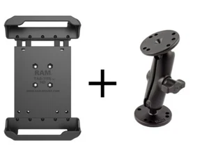RAM Flat Surface Mount, Samsung Galaxy Tab 4 8.0, TAB 5 8.4, Tab E 8.0, Active2 - Picture 1 of 8
