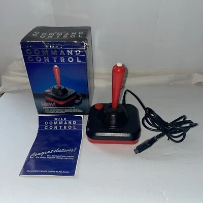 1982 Wico ATARI COMMODORE Command Control Joystick 15-9714 With Manual Untested - Image 1 of 4