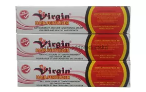 3 x Virgin Hair Fertilizer Anti-Dandruff & Hair Conditioning Cream - Picture 1 of 2