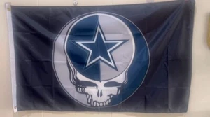 Grateful Dead Dallas Cowboys Flagge Banner Football ● KOSTENLOSER VERSAND ● 3x5 Fuß Größe - Bild 1 von 2
