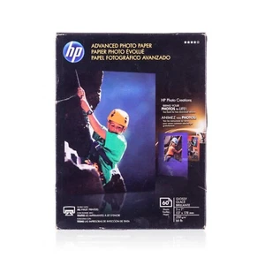 Papier fotograficzny HP Advanced Inkjet - 60 arkuszy - 5 x 7" - błyszczący - wodoodporny - Zdjęcie 1 z 2