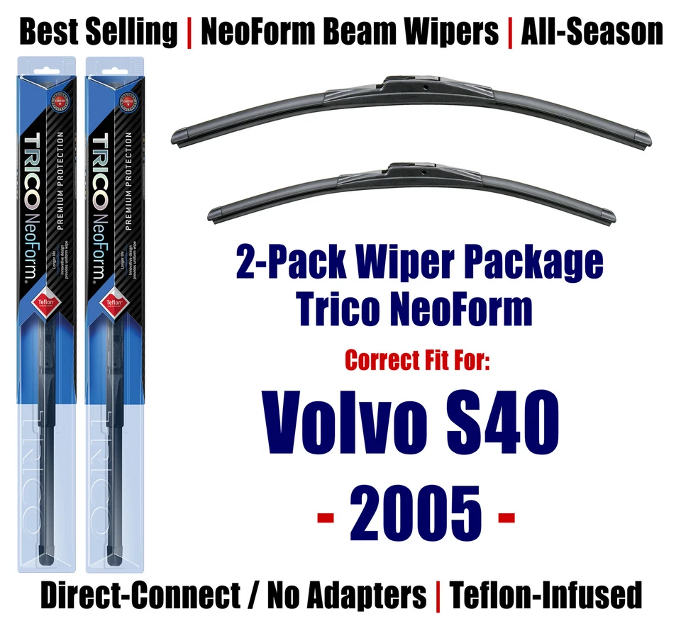 Limpiaparabrisas NeoForm Premium de 2 unidades para Volvo S40 162612/2012 2005 Foto 1 de 1