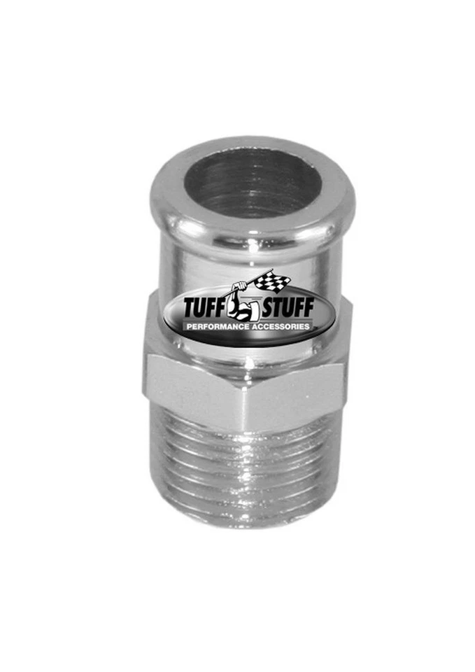 Tuff TFS4450B Bomba de Agua Manguera Pezón Recto 1/2" NPT M, 3/4" Manguera Barba Cromo Foto 1 de 1