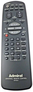 G0105AJ NEW ADMIRAL BY SHARP OEM VCR REMOTE CONTROL PN: RRMCG0105AJSA - Picture 1 of 5
