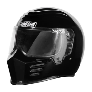 28315XS2 Simpson Motorcycle Outlaw Bandit Helmet - Black - Picture 1 of 8
