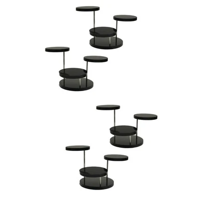  4 StückSchmuck-Ausstellungsstand AcrylRotating3 Schicht-Halskette - Bild 1 von 4